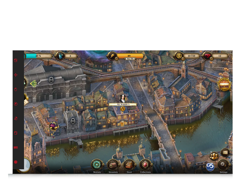 Paranormal Society eye gaze game ghost-ridden Victorian London screenshot