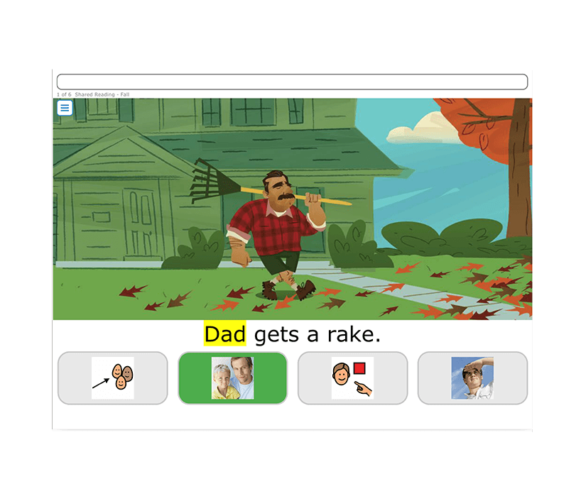 Tobii Dynavox Accessible Literacy Learning book