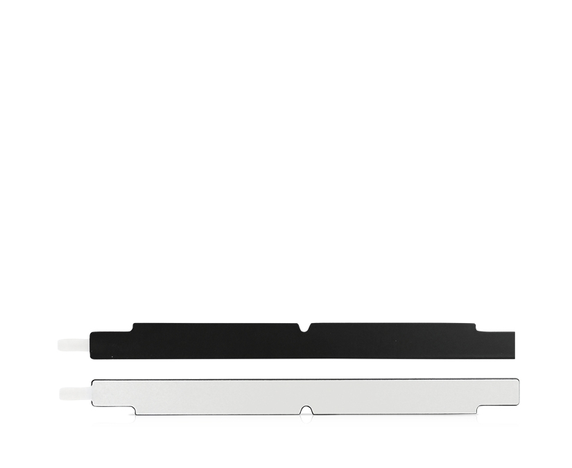Front and back view of magnetic mount plate for PCEye devices