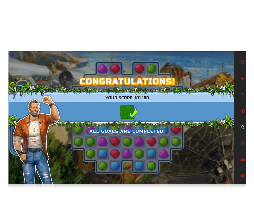 Survivors: The Quest eye gaze game scoreboard screenshot