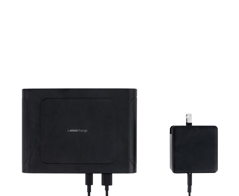 Tobii Dynavox Power Bank and plug