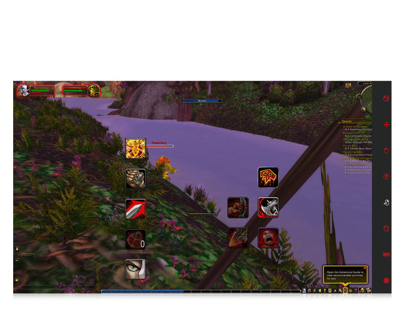 World of Warcraft eye gaze avatar options screenshot