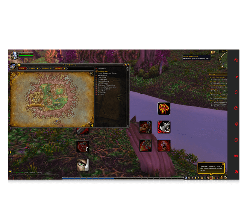 World of Warcraft eye gaze world building screenshot