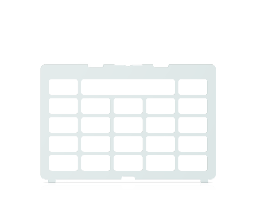 Keyguard for TD Snap 4 × 4 grid