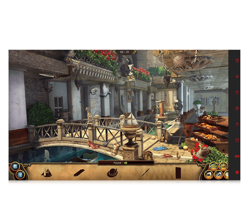 Secret Society eye gaze game mansion interior screenshot