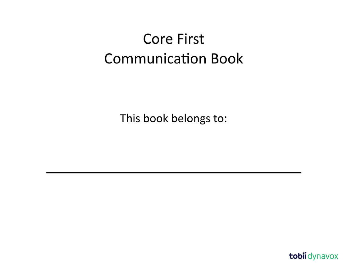 Core First Lessons - Tobii Dynavox Global