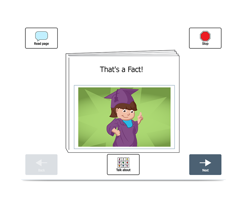 Boardmaker 7 Student Center book screenshot